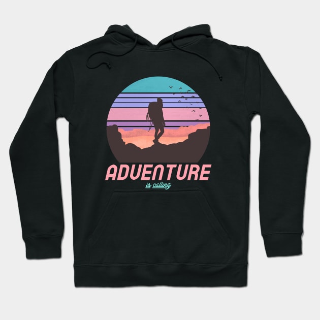 Adventure is calling Hoodie by osaya